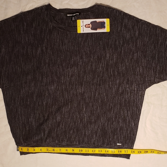 DKNY Jeans Marled Knit Top - Picture 6 of 7